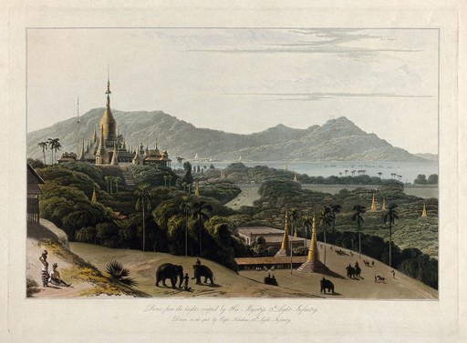 Coloured aquatint by William Daniell after James Kershaw, c. 1831
