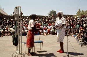 view Nutrition education through a theatre performance, Zambia