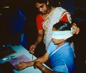 view Leprosy: sensory testing