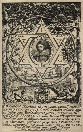 Charles Delorme. Etching by J. Callot, 1630.