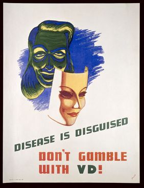 Disease is disguised. Don't gamble with VD!.