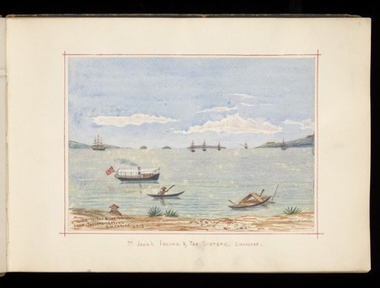 Sketches in the Malay archipelago. Album of watercolours and photographs made and collected by J.E. Taylor.