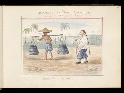 Sketches in the Malay archipelago. Album of watercolours and photographs made and collected by J.E. Taylor.