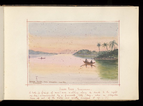 Sketches in the Malay archipelago. Album of watercolours and photographs made and collected by J.E. Taylor.