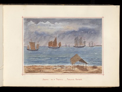 Sketches in the Malay archipelago. Album of watercolours and photographs made and collected by J.E. Taylor.