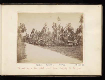 Sketches in the Malay archipelago. Album of watercolours and photographs made and collected by J.E. Taylor.