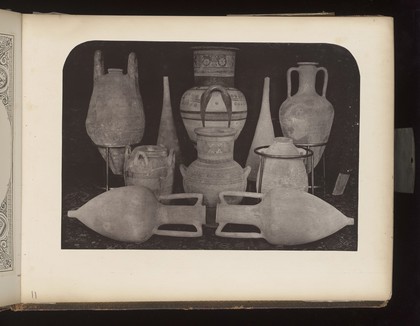 Antiquities from Cyprus. Photograph album by A.P. di Cesnola, 1881.