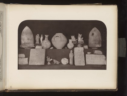 Antiquities from Cyprus. Photograph album by A.P. di Cesnola, 1881.