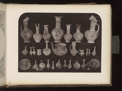 Antiquities from Cyprus. Photograph album by A.P. di Cesnola, 1881.