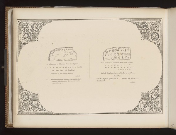 Antiquities from Cyprus. Photograph album by A.P. di Cesnola, 1881.