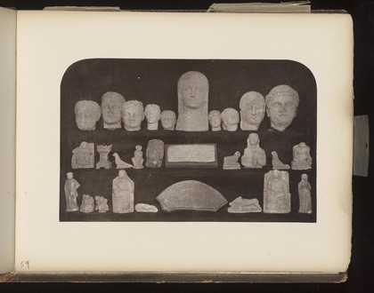 Antiquities from Cyprus. Photograph album by A.P. di Cesnola, 1881.