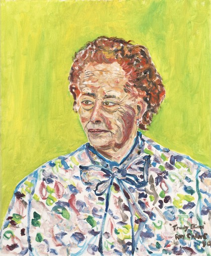 Gertrude Elion. Oil painting by Sir Roy Calne, 1990.