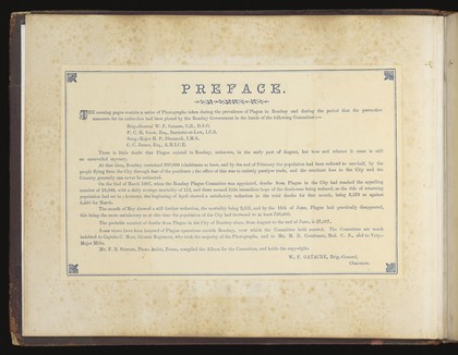 The Bombay plague epidemic of 1896-1897: work of the Bombay Plague Committee. Photographs attributed to Capt. C. Moss, 1897.