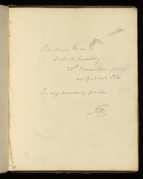 Emily M. Madden's cat Mouton. Drawings by Emily M. Madden, 1856-1859.