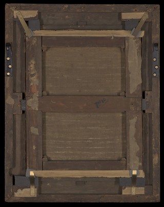 Chang and Eng Bunker. Oil painting by Edouard-Henri-Théophile Pingret, 1836.