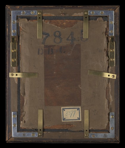 Death and the miser. Oil painting by Frans Francken II.