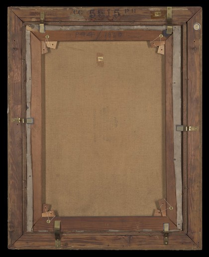 Daniel Berthelot (1865-1927). Oil painting by Harry Herman Salomon after a photograph.