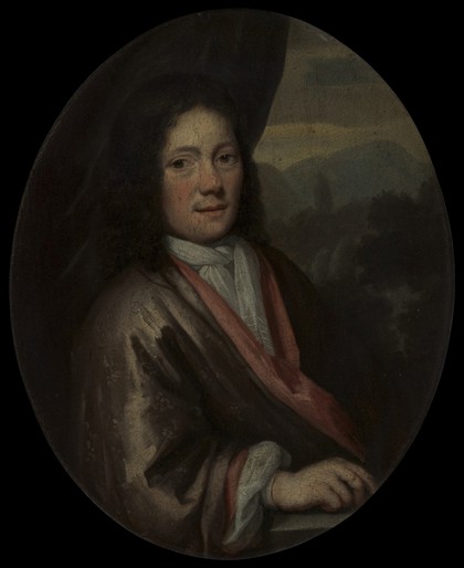 A man. Oil painting attributed to Pieter van der Werff.
