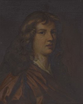 Abraham Cowley (?). Oil painting after Mary Beale (?).