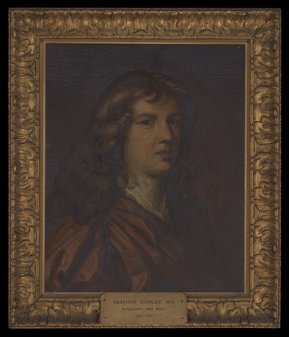 Abraham Cowley (?). Oil painting after Mary Beale (?).