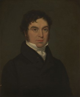 Matthew Chalmers, surgeon to the Beverley Dispensary. Oil painting by G Jackson.