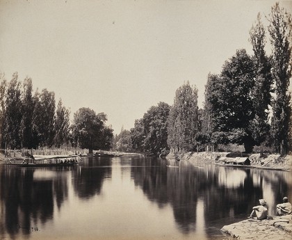 Kashmir: part of the Dhul canal. Photograph by Samuel Bourne.