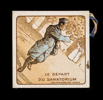 Le départ du sanatorium : [Guerre 1914-1917 : Journée nationale des tuberculeux (anciens militaires)].