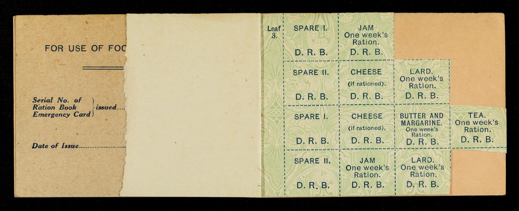 Demobilization ration book : soldier, sailor, or airman.
