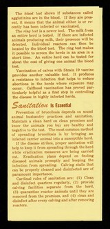 Wipe out brucellosis : cut.. lifestock losses : stop.. human infection / Animal Disease Eradication Branch [of the] Agricultural Research Service.