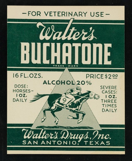 Walter's Buchatone : 16 fl. ozs. : price $2.00... / Walter's Drugs, Inc.