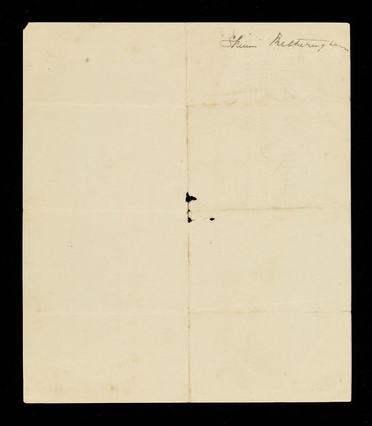 Dr. to John W. Skins, shoeing and general smith, Metheringham : all kinds of agricultural implements repaired.