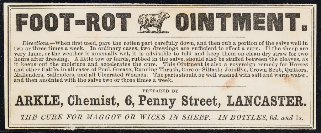 Foot-rot ointment / Arkle.