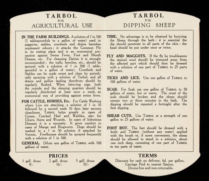 The best in the world : Tarbol / Fison, Packard & Prentice.