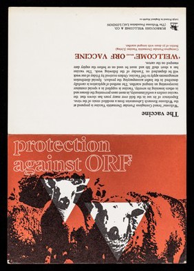 Protection against ORF / Burroughs Wellcome and Co. (The Wellcome Foundation Ltd.) London.
