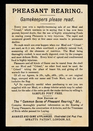 Ask for Spratt's Patent meat fibrine vegetable dog cakes with beetroot.