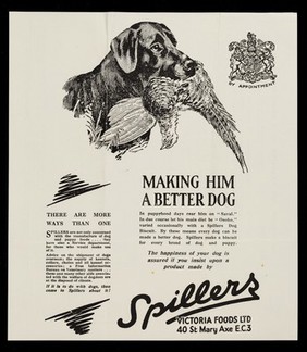 Making him a better dog... / Spillers Victoria Foods Ltd.