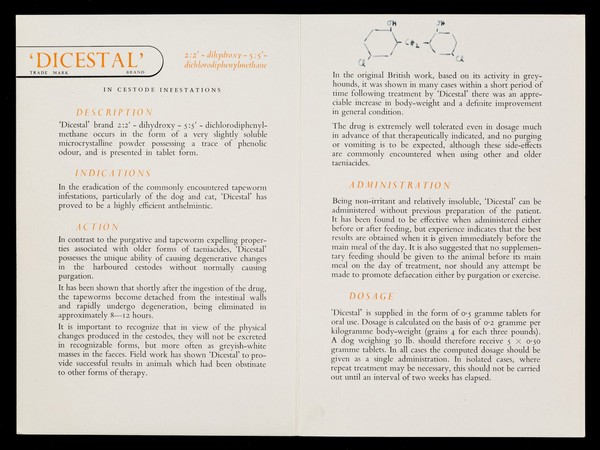 'Dicestal' / May & Baker Ltd.