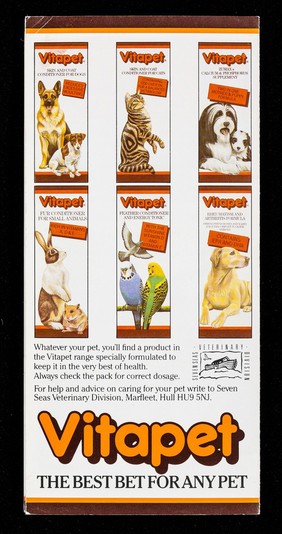 Caring for your pet / Seven Seas Veterinary Division.