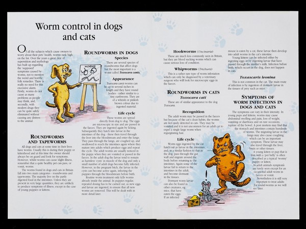 Worm control in dogs and cats / Sherley's Ltd.