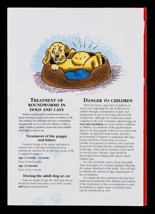 Worm control in dogs and cats / Sherley's Ltd.