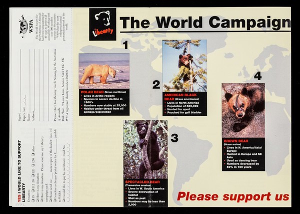 The world campaign for bears / Libearty: World Society for the Protection of Animals.