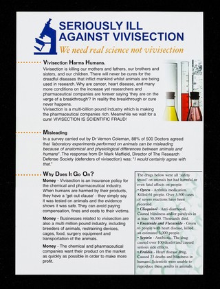 Seriously Ill Against Vivisection : we need real science not vivisection.