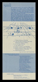 A guide map to the Museum of History and Technology / United States National Museum, Smithsonian institution.