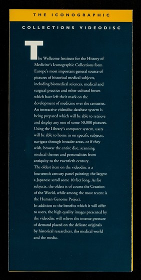 The Wellcome Centre for Medical Science : an introduction, June 1992.