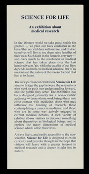 The Centre for medical science and history : an introduction, May 1991.