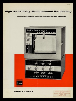 High sensitivity multichannel recording by means of channel selector and "micrograph" recorder / Kipp & Zonen.