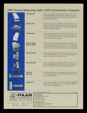 mPDS 4000 : modular process data systems : density measuring cells DPR, concentration analyzers SPR : take quality control to the production floor... / Anton Paar K.G.