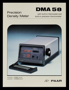 DMA 58 : precision density meter with built-in thermostat and built-in precision thermometer / Anton Paar K.G.