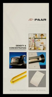 Density & concentration / Anton Paar K.G.