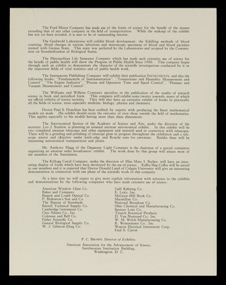 Annual science exhibition / American Association for the Advancement of Science and associated societies.